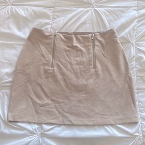Forever 21 Suede Skirt, Blush